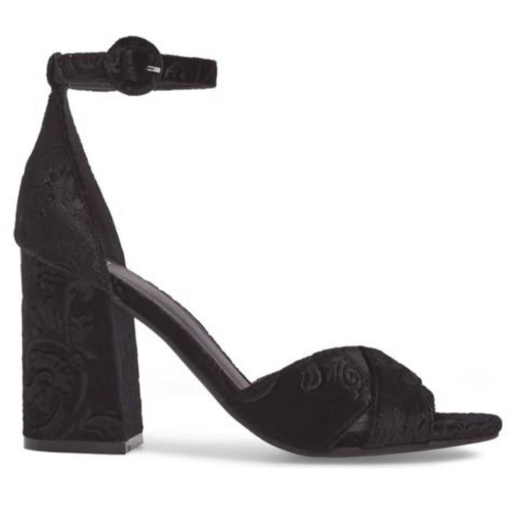 BP Black Ankle Strap Sandal